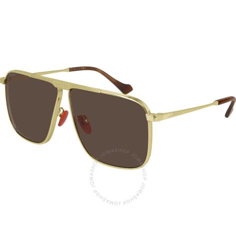 gucci gg0840s 004|Gucci GG0840S Gold/Brown 63/10/145 men Sunglasses.